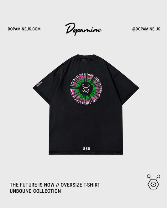 THE FUTURE IS NOW T-SHIRT // BLACK