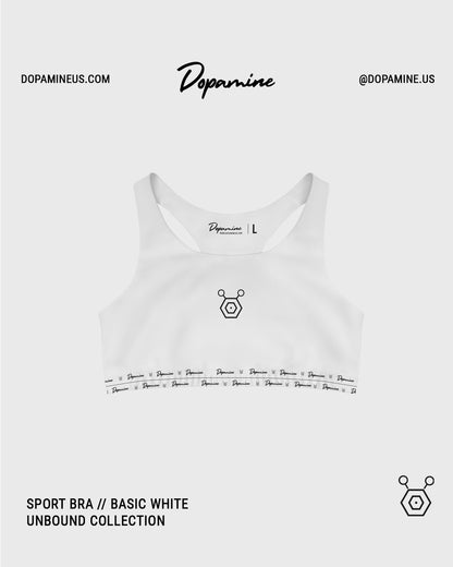 Sport Bra - Basic White