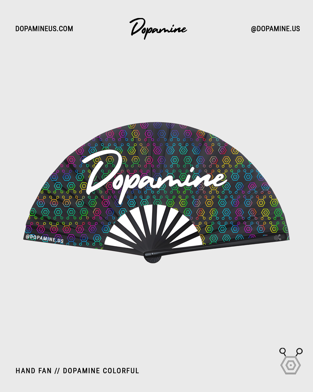 Dopamine Colorful Hand Fan
