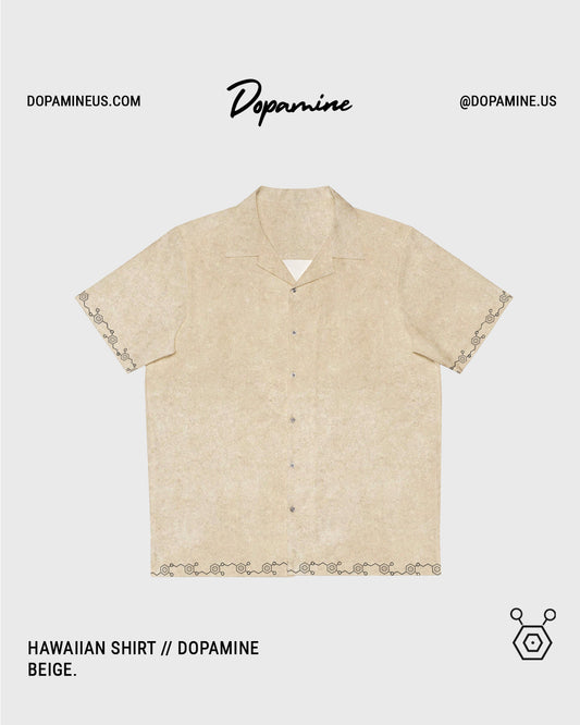 Hawaiian Shirt // Dopamine - Beige